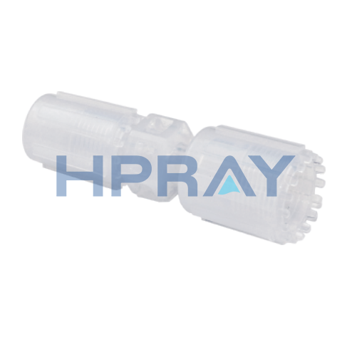 PFA Connector Space-Saving Flared Type