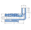 PFA Male 90 Degree Elbow Flared Type